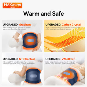 USB Elektrische Verwarmer Hoogfrequente Rugmassageapparaat met Buikverwarmingsgordel voor Verlichting van Menstruatiepijn - Product Image 3