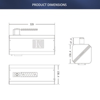 Machine de marquage laser à fibre optique CNC Kecmark 20W 30W, refroidie par air, mini portable, fichiers DXF PLT