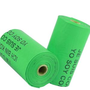 Sacs à déchets pour animaux de compagnie respectueux de l'environnement, fabriqués à partir de PLA+PBAT+fécule de maïs pour le compostage domestique - Product Image 3