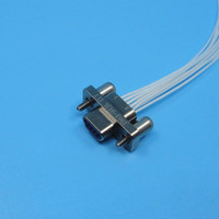 Connecteur rectangulaire miniaturisé de haute qualité J30J-9TJL-200 D-Sub Micro-D plaqué or/nickel avec câble AFR250 de 200 mm