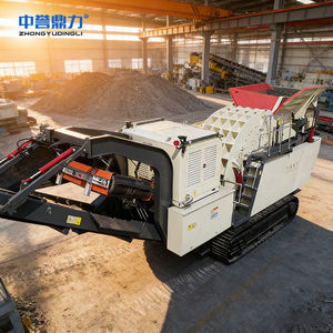 Estação de Britagem Móvel Portátil com Esteira, Unidade de Britagem Móvel para Mineração de Pedreira, Alta Capacidade e Baixa Emissão de Poeira - Product Image 2