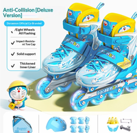 Patins à roulettes freestyle professionnels à 4 roues pour enfants, ensemble d'équipement de protection avec taille réglable pour garçons et filles