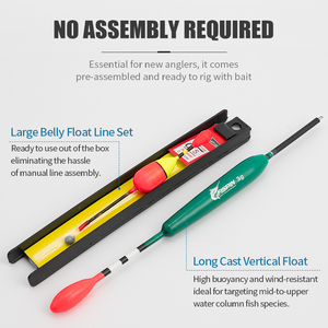 LUSHAZER Kit de <span class=keywords><strong>pêche</strong></span> 39 pièces/ensemble : Hameçons, appâts souples, boîte <span class=keywords><strong>à</strong></span> accessoires de <span class=keywords><strong>pêche</strong></span>, flotteurs, hameçons plombés et leurres - Product Image 5