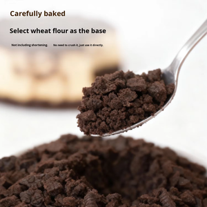 เศษบิสกิตบด - 400 กรัม รสช็อกโกแลต/มัทฉะ |   ชิ้นคุกกี้ละเอียด/ปานกลาง สำหรับตกแต่งไอศกรีม เบเกอรี่ และเค้ก - Product Image 2