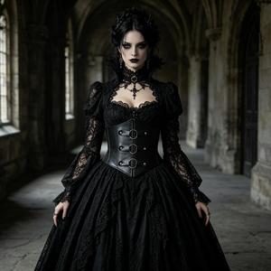 Cinturón <span class=keywords><strong>de</strong></span> Corsé <span class=keywords><strong>de</strong></span> Cuero Sintético, Cinturón Metálico Estilo Steampunk para Renacimiento, LARP y Cosplay Gótico - Product Image 2