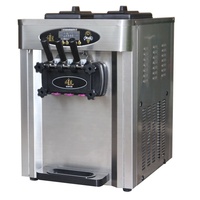 Machine à crème glacée commerciale sorbetière en acier inoxydable capacité 16-22L/H congélateur à crème glacée services personnalisés