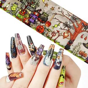 Nieuwe Custom 2020 Kerstcadeau Stickers Merk Transfer Designer Sneeuwpop Decal Voor Nail Art Decoratie Kerst Nail Folies