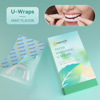 Onugesmile Bandejas de Blanqueamiento Dental Naturales en Forma de U, Sin Peróxido, Seguras para el Esmalte, para Dientes Sensibles, Uso Diario