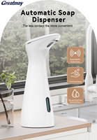 Dispensador de Jabón Automático Sin Contacto al por Mayor, 200mL 6.76oz, Dispensador de Jabón Líquido para Manos y Platos, Juego de Dispensadores para Baño y Cocina