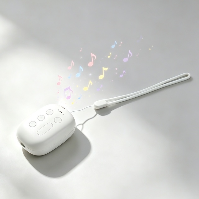 Insomnia Relief White Noise Machine 24 Soothing Sounds Red Night Light Mini Portable Sleep Sound Machine for Home Travel