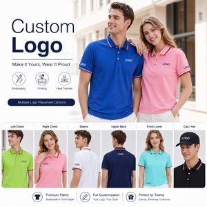 เสื้อโปโลแบบยูนิเซ็กซ์พร้อมโลโก้สั่งทำ ผ้าเทคโนโลยีประสิทธิภาพสูง แห้งเร็ว แต่งขอบตัดสี  เสื้อโปโลเปล่าสำหรับชุดทีม รับผลิตแบบ OEM ขายส่งจำนวนมาก - Product Image 2