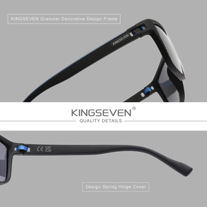 Gafas de Sol <span class=keywords><strong>KINGSEVEN</strong></span> 2025, Superventas, para Hombre y Mujer, UV400, TR90, Montura Antideslizante, Lentes Tácticas para Deportes y Conducción - Modelo 7838 - Product Image 4