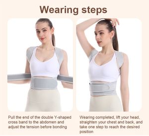 Ceinture de soutien lombaire entièrement réglable pour redresser le dos et soulager les douleurs lombaires - Product Image 2