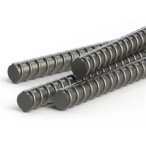HRB400 <strong>Threaded</strong> Steel <strong>Rebars</strong> 6mm-32mm Bending Cutting Welding Services Included - Product Image 1