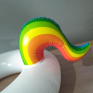 Dày Bơi Bè Cao Cấp Tùy Chỉnh Unicorn Thân Thiện Với Môi PVC Hồ Bơi Bơm Hơi Float Bền Nước <span class=keywords><strong>Floater</strong></span> 175X175X125Cm CE - Product Image 6
