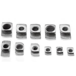 Écrou en T à enfoncer en acier au carbone galvanisé M5 M6 M8 pour profilés aluminium 2020 3030 4040 - Product Image 2