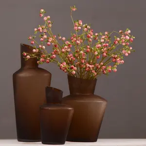 Artificial Decoration M363 Wedding Flower Living Room Vase Filler Artificial Plant Decoration Real Touch Flower Silk Artificial Apple Berries Fruits
