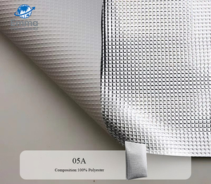 <span class=keywords><strong>Film</strong></span> d'isolation de sac étanche d'approvisionnement d'usine 100% feuille d'aluminium de tissu de polyester plus le matériel aluminisé par PVC pressé à chaud d'EVA - Product Image 1