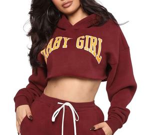 Venta al por mayor 2020 OEM ropa de mujer logotipo personalizado mejor venta top sudaderas con capucha - Product Image 1