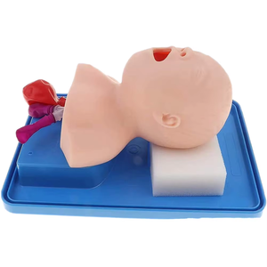 Geavanceerde Pvc Pediatrische Luchtpijp Intubatie Model Pasgeboren Baby Luchtweg Trainers Manikin - Product Image 5