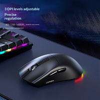 Mouse Nirkabel 24G Dual-Mode Baru, Desain Ringan, Kompatibel Gaming Esports, Laptop, Desktop, Dilengkapi USB