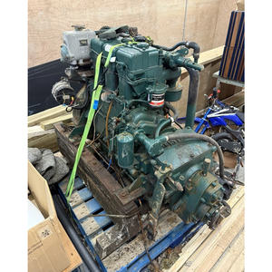 Motor Diésel Industrial Marinizado Usado de 30HP, 4 Tiempos, 3 Cilindros con Caja de Cambios Marina y Conversión de Intercambiador de Calor - Product Image 3
