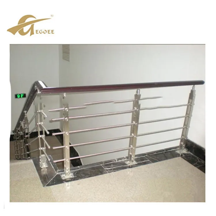 Barandillas de metal modernas para escaleras, barandilla de mano para escalera, 304, 316