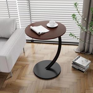 Modern Luxury Living Room Compact Portable Bedroom Bed <b>Side</b> <b>Round</b> Coffee <b>Side</b> <b>Table</b> for Small Apartment Home Use - Product Image 5