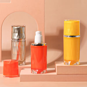 Nueva botella de bomba de suero vacía personalizada de alta calidad de 30ml y 50ml, botella de protección solar de loción de plástico - Product Image 1