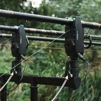 Hirisi Kabelloses Karpfenangel-Alarmset Wasserdichter Bissanzeiger Karpfenangel-Zubehör 1+3 Set S7 Angelzubehör