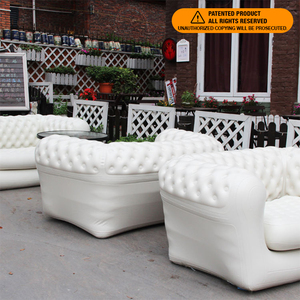 Luxury Double Person <strong>Inflatable</strong> Lounge Chair PVC Outdoor Foldable Chesterfield <strong>Inflatable</strong> <strong>Sofa</strong> - Product Image 5