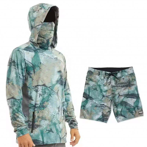 <span class=keywords><strong>Ensemble</strong></span> <span class=keywords><strong>de</strong></span> chemises <span class=keywords><strong>de</strong></span> pêche personnalisées à séchage rapide, protection UV, camouflage, SPF, pour l'été, activités <span class=keywords><strong>de</strong></span> plein air, UPF, pour hommes, fabricant - Product Image 3