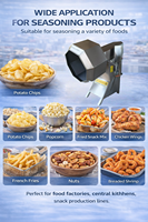 Mélangeur Alimentaire Multifonction en Acier Inoxydable pour Arachides, Frites, Snacks et Popcorn – Machine Commerciale Prix Usine