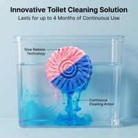 Bloc Nettoyant WC Total Flush 300 Utilisations – Tablette Puissante Anti-Salissures pour Toilettes Automatiques