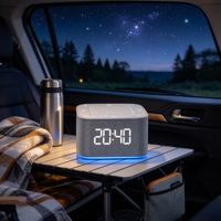 Mesin Suara Putih Cerdas di Samping Tempat Tidur dengan Tampilan Waktu Digital, Jam Alarm, Pengaturan Aplikasi Seluler, Lampu Malam RGB 5.0