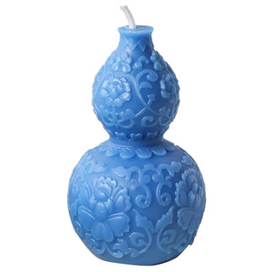 Diffuseur de parfum en forme de gourde en porcelaine bleue et blanche, style rétro original, nouveau luxe chinois, ornement d'ambiance pour la maison, vente en gros - Product Image 5