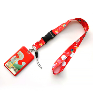 Porta Credenciales Personalizado con Logotipo, Cordón <span class=keywords><strong>de</strong></span> Nylon con Porta Credenciales para Identificación en el Trabajo o la Escuela - Product Image 2