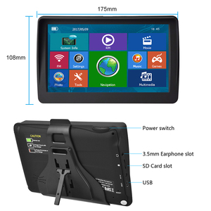 Bộ Điều Hướng <span class=keywords><strong>GPS</strong></span> Xe Hơi 7 Inch Với Sunshade ROM 8GM RAM 256MB Wince 6.0 Hệ Thống Điều Hướng Đa Ngôn Ngữ Bản Đồ Châu Âu Miễn Phí - Product Image 4