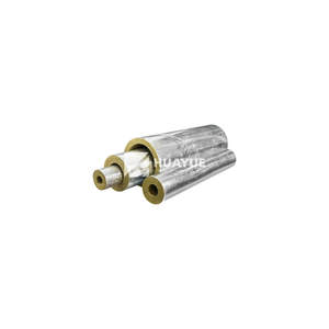 Nuovo Materiale: Tubo in Lana di Roccia Pre-Tagliato con Rivestimento in Alluminio Ignifugo per <span class=keywords><strong>Isolamento</strong></span> Termico di Sistemi di <span class=keywords><strong>Tubazioni</strong></span> - Product Image 3