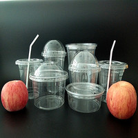 Gobelets à sauce en plastique avec couvercles à charnières Pots jetables pour traiteur Portions de condiments Soufflés pour vinaigrette