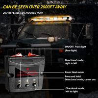 47 pulgadas 86LED Led montaje en techo luces intermitentes luces estroboscópicas DE EMERGENCIA advertencia ambulancia quitanieves vehículos todoterreno