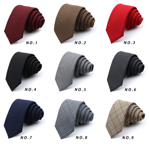 Cravates pour hommes 6 cm Cravates classiques <span class=keywords><strong>en</strong></span> coton fines pour hommes Cravates rayées étroites <span class=keywords><strong>Cravate</strong></span> <span class=keywords><strong>en</strong></span> <span class=keywords><strong>cachemire</strong></span> fine - Product Image 3