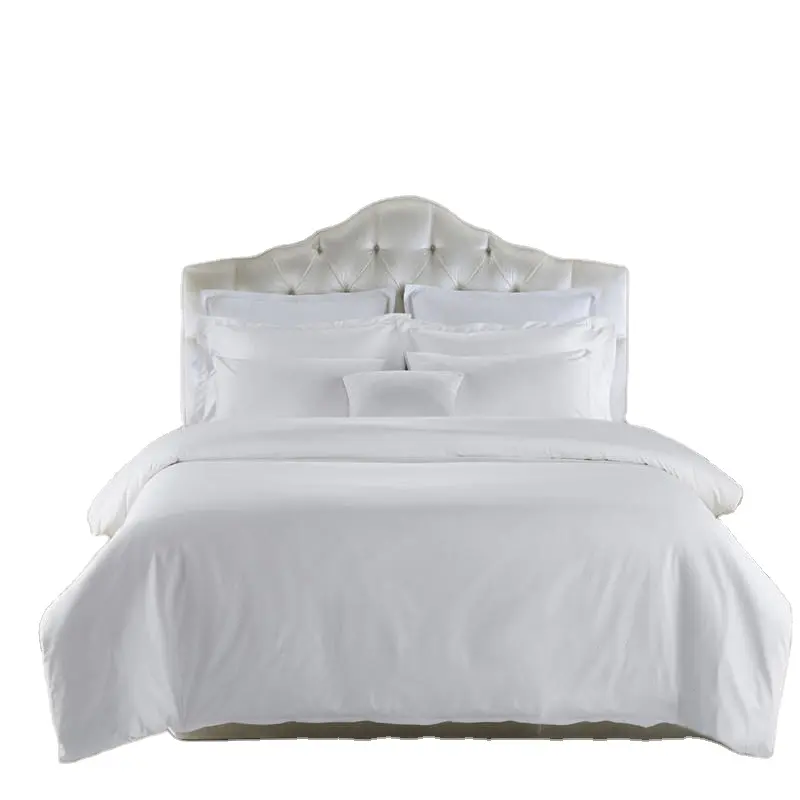 4 In 1 Custom 4Pc Polyester Laken Set Voor Kingsize Bed 100 Katoen Goedkope Hotel Materiaal Beddengoed Set