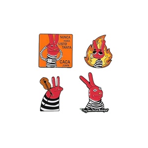Broches créatives en nickel noir avec citations et lettres, émail souple UV, motif fleur, « Ne cessez pas de croire, j'ai dit que j'avais aimé», broches « <span class=keywords><strong>Je</strong></span> t'ai dis que j'avais aimé » - Product Image 1