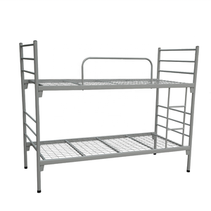 Lit double le plus vendu, avec un cadre en acier robuste. Convient pour une utilisation dans les dortoirs, les écoles et les appartements. - Product Image 1