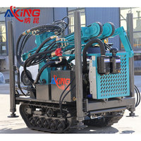 Nouvelle machine de forage de puits d'eau mobile de 160 m de haute qualité, prix usine, équipement de forage de puits profond