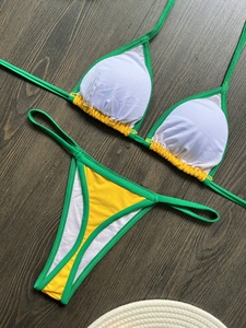 <span class=keywords><strong>Maillot</strong></span> <span class=keywords><strong>de</strong></span> <span class=keywords><strong>bain</strong></span> bikini deux pièces personnalisé RT2531 pour femme, sexy, avec logo imprimé, biquini brésilien - Product Image 6