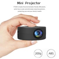 Mini projecteur portable intelligent YT200 pour la maison, vidéoprojecteur, petit projecteur pour téléphone portable, projection sans fil, lecteur multimédia 1080p