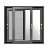 Ventana Corredera de Aluminio Resistente a Tormentas, Vidrio con Clasificación de Impacto, Tamaño Personalizado, Resistente a la Presión del Viento para Villas en Regiones Tropicales