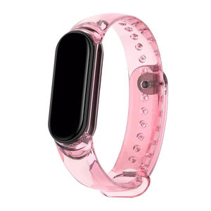 Pulsera inteligente de TPU transparente de alta calidad, correa de reloj transparente para <span class=keywords><strong>Xiaomi</strong></span> Mi <span class=keywords><strong>Band</strong></span> 9 8 7 <span class=keywords><strong>6</strong></span> - Product Image 4